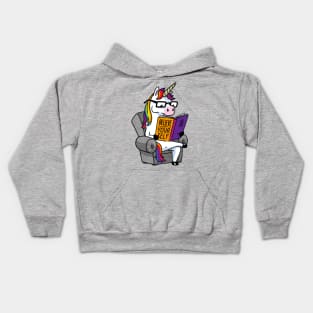 Unicorn Believe Yourself Self Affirmation Book Kids Hoodie